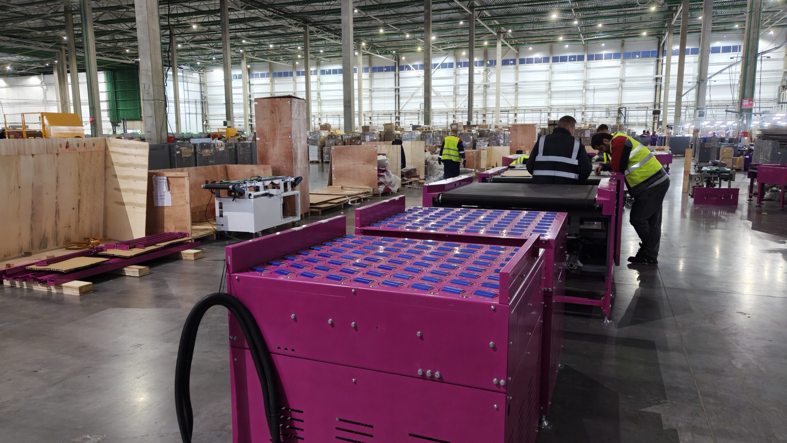Truelisort Customized Design High Quality Parcel Sorting Swivel Wheel Sorter Package Design High Efficient Balance Wheel Sorter