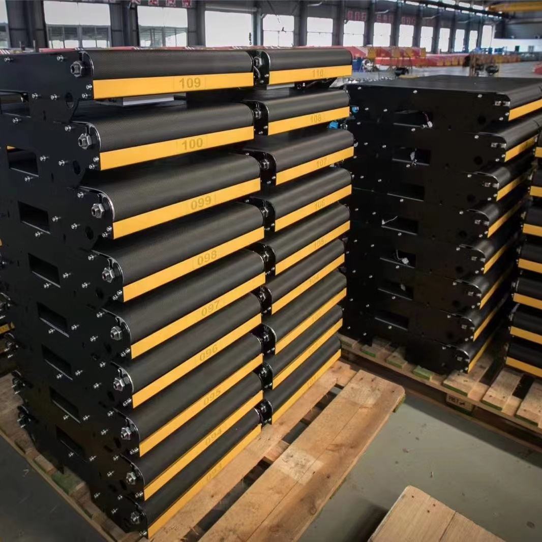 Truelisort Professional Custom Design Cross Belt Sorter System Parts Cross Belt Vehicle Custom Table Cross Belt Sorting Trolley