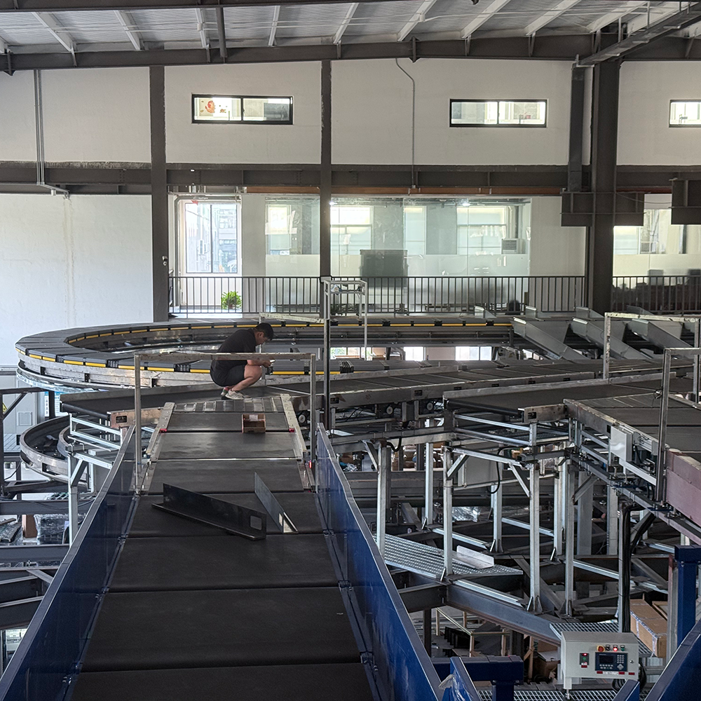 Truelisort Loop Cross Belt Sorter Smart Sorting System Energy-Efficient Design Suitable for Parcel Distribution ISO Approved