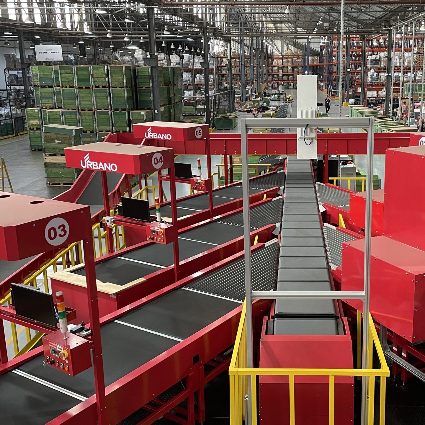 Truelisort Cross Belt Sorter Top Quality Professional Design Efficient E-commerce Linear Logistics Package Conveyor Cross Belt Sorter