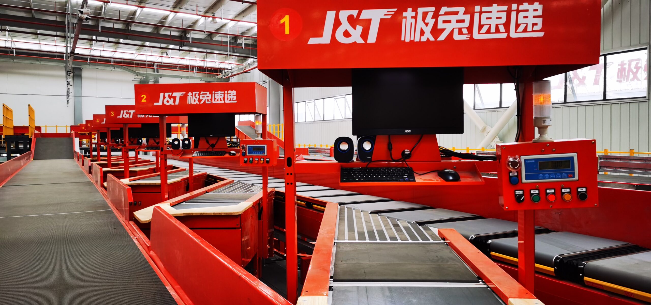 Truelisort Cross Belt Sorter High Quality Custom Design Transport of Various Packages for Parcel Express Sorter