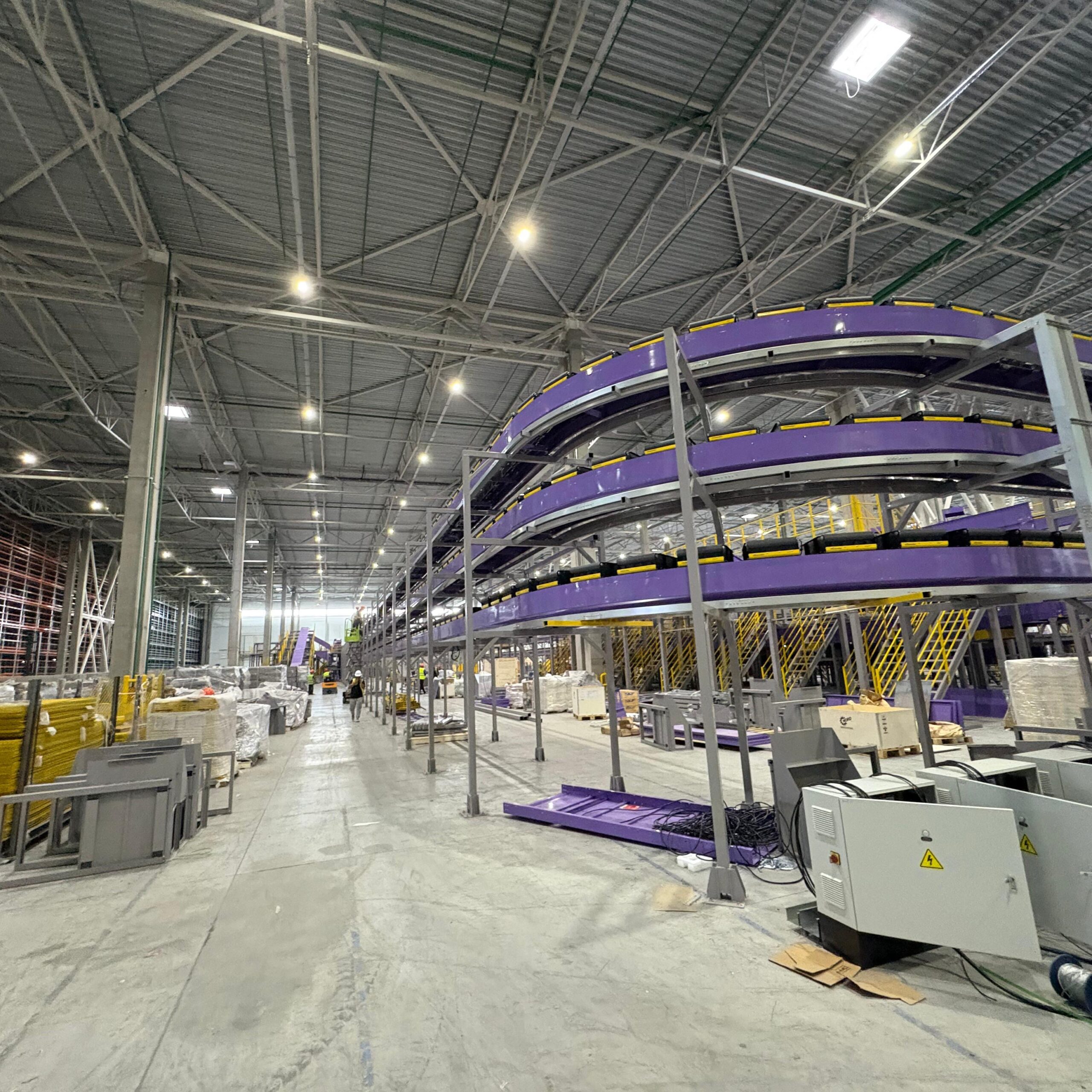 Truelisort Professional Design and Manufacture Circular Cross Belt Sorter Machine Best Sale Straight Belt Conveyor