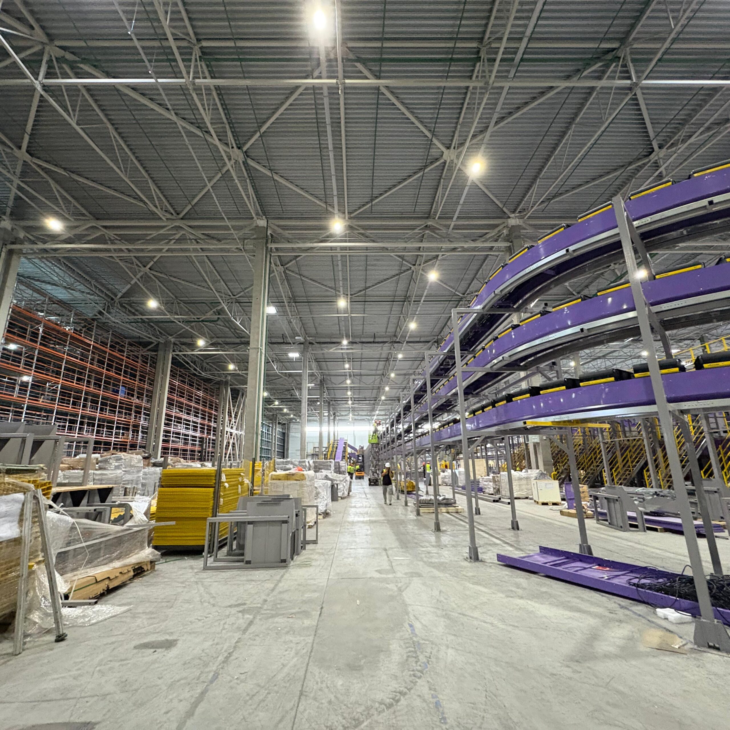 Truelisort Top Quality Professional Design Efficient E-commerce Linear Cross Belt Sorter Logistics Package Conveyor Cross Belt Sorter