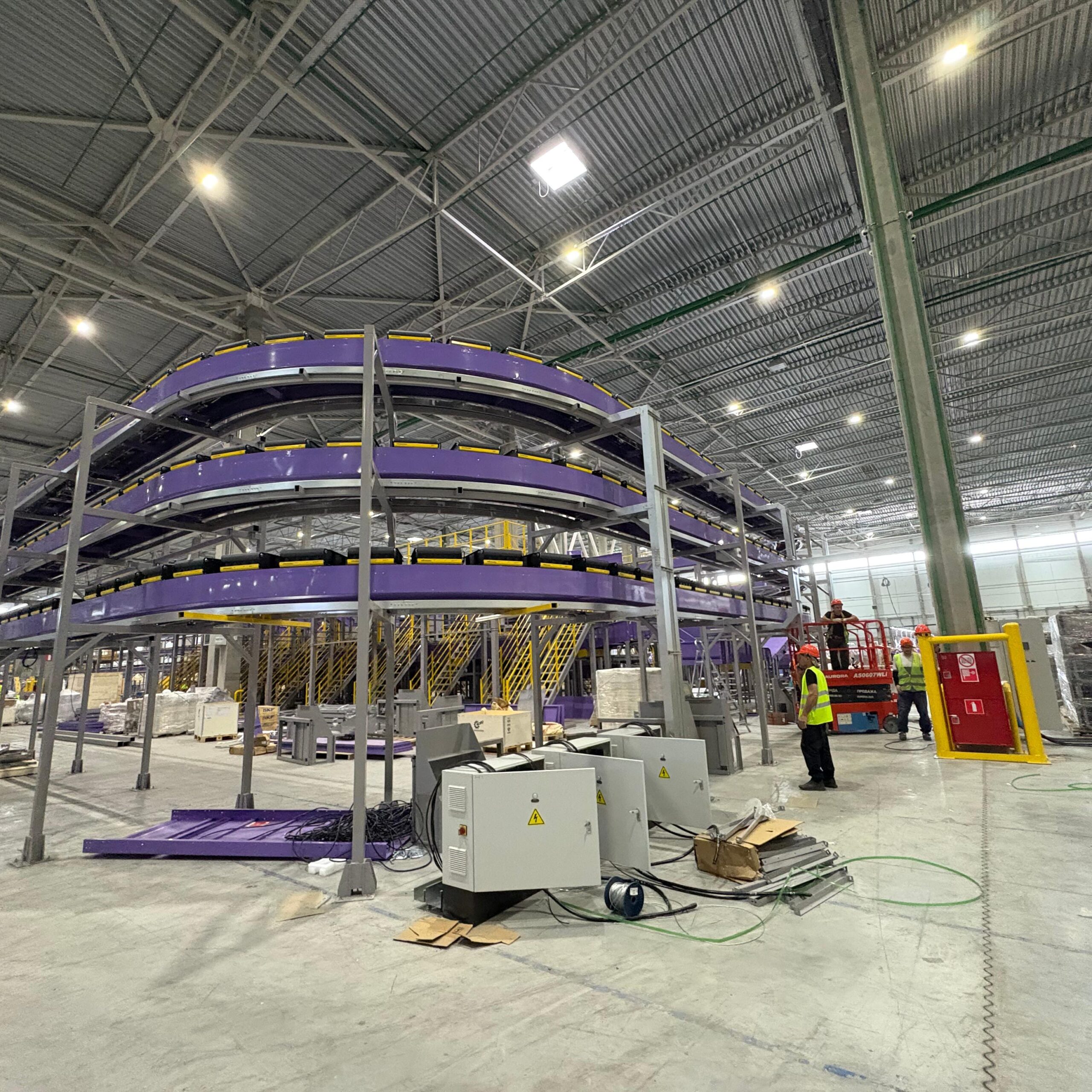 Truelisort Professional Design Efficient E-commerce Linear Cross Belt Sorter Logistics Package Conveyor Cross Belt Sorter