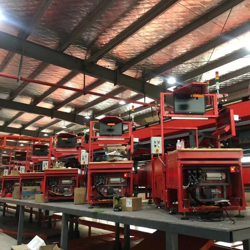 Truelisort China Made Cross Belt Sorter Over Conveyor Workstations and Storage Parcel Automatic Feeding System - Image 5