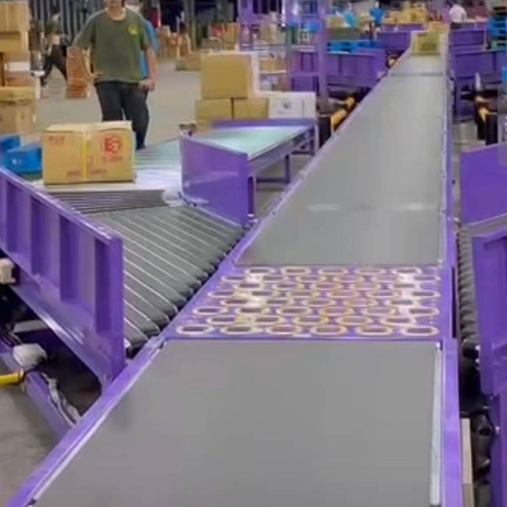 Trueli Customize Cross Belt Sorter for Parcel Food Medicine Sorting for Logistics Warehouse with Dws System Scanning