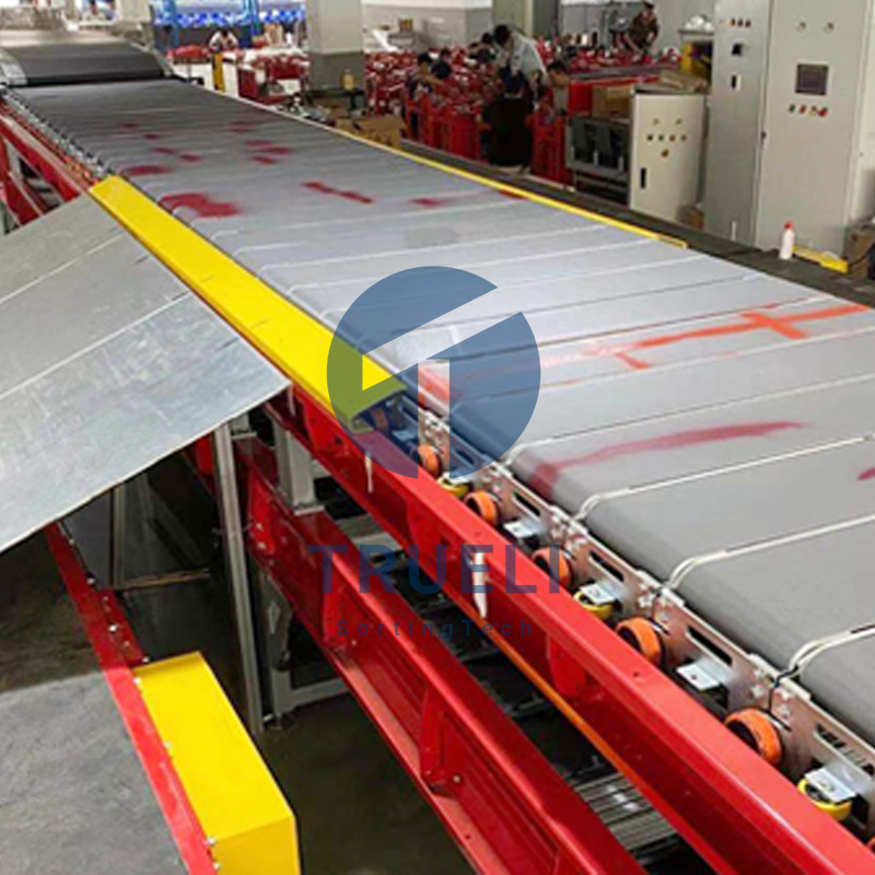 Truelisort Intelligent Cross Belt Sorter System for E-commerce Parcel Handling and Fulfillment