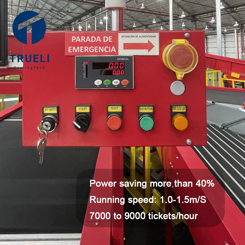 Truelisort Advanced Cross Belt Sorter for High Capacity Parcel Sorting Operations
