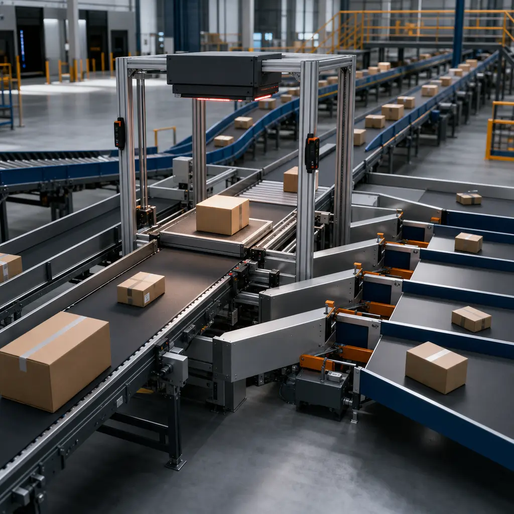 How does automated sorting work by scanning