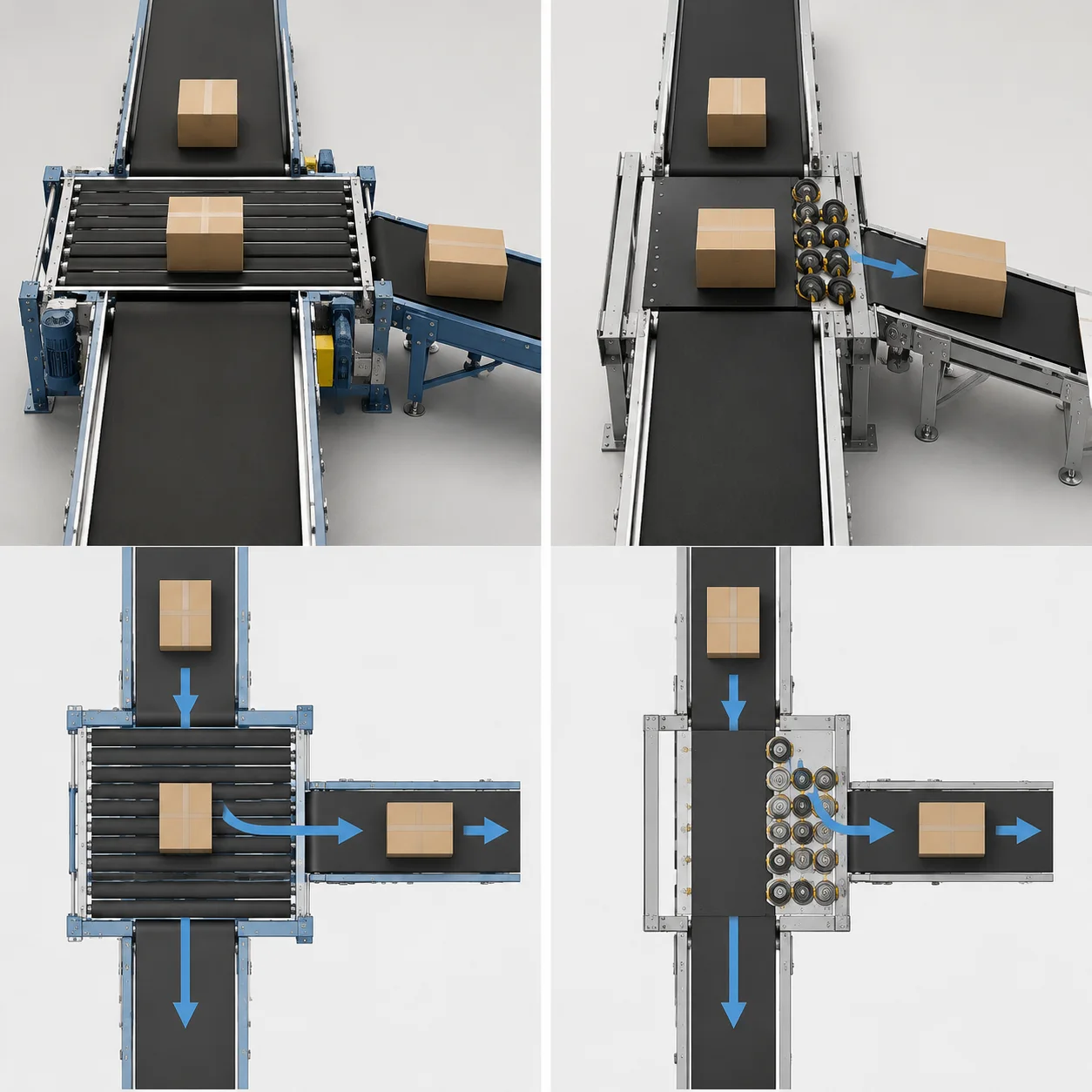 Applications and Differences Cross-Belt Sorters vs. Narrow-Belt Sorters