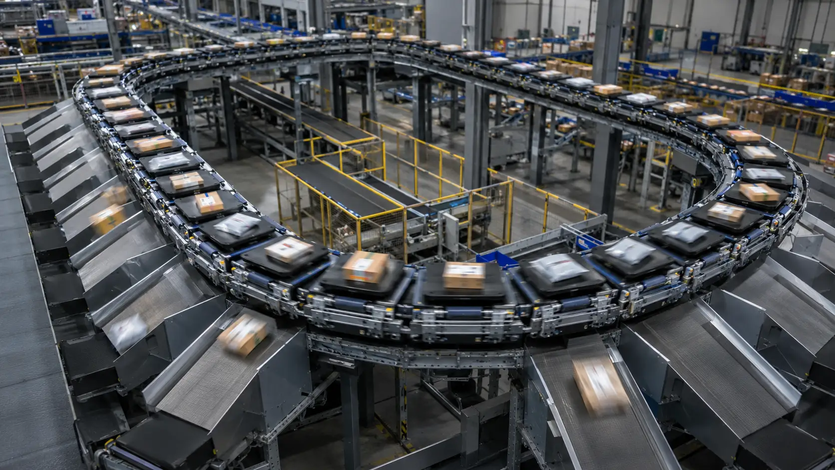 Integrated sorting and transportation process