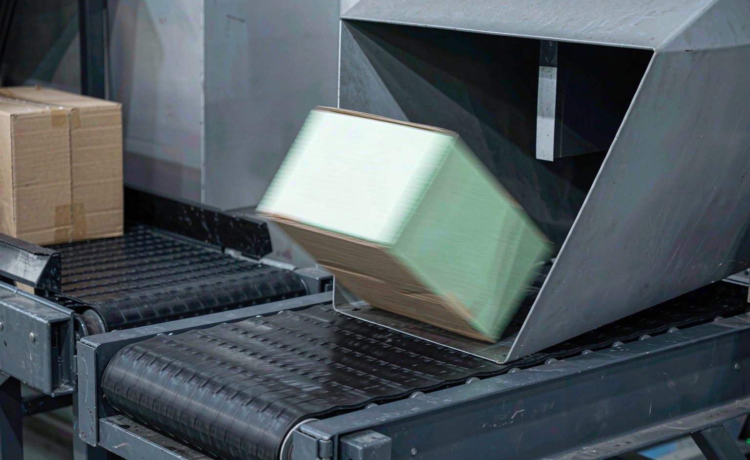 narrow belt sorter guide inline