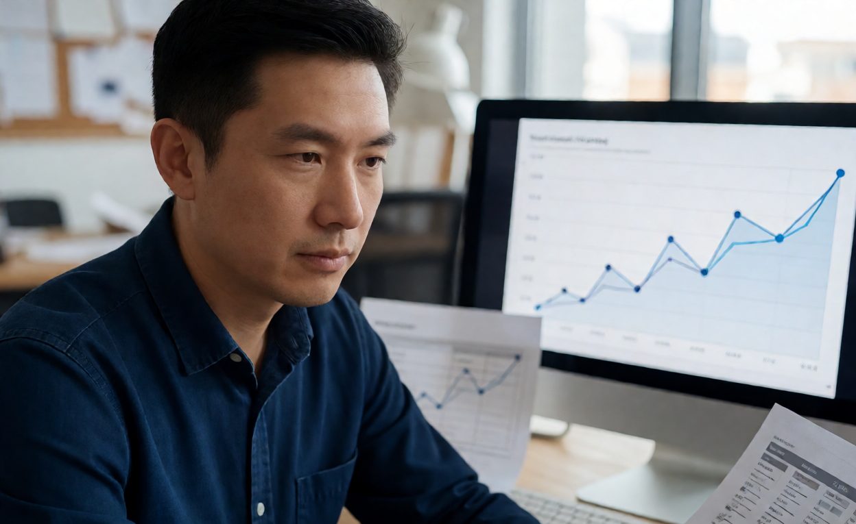 Trending Wear Data Over Time Maintenance planner plotting wear measurements on a trending chart